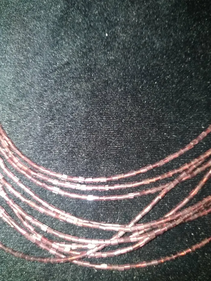 Collier fantaisie Plusieurs rang - photo numéro 2