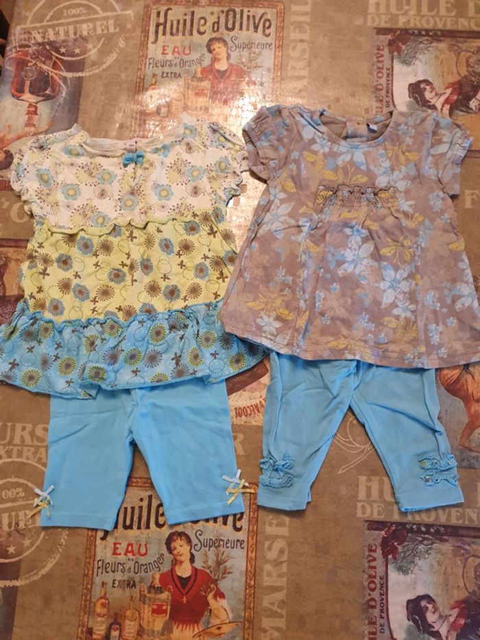 2 ensembles été Carrefour 12 mois