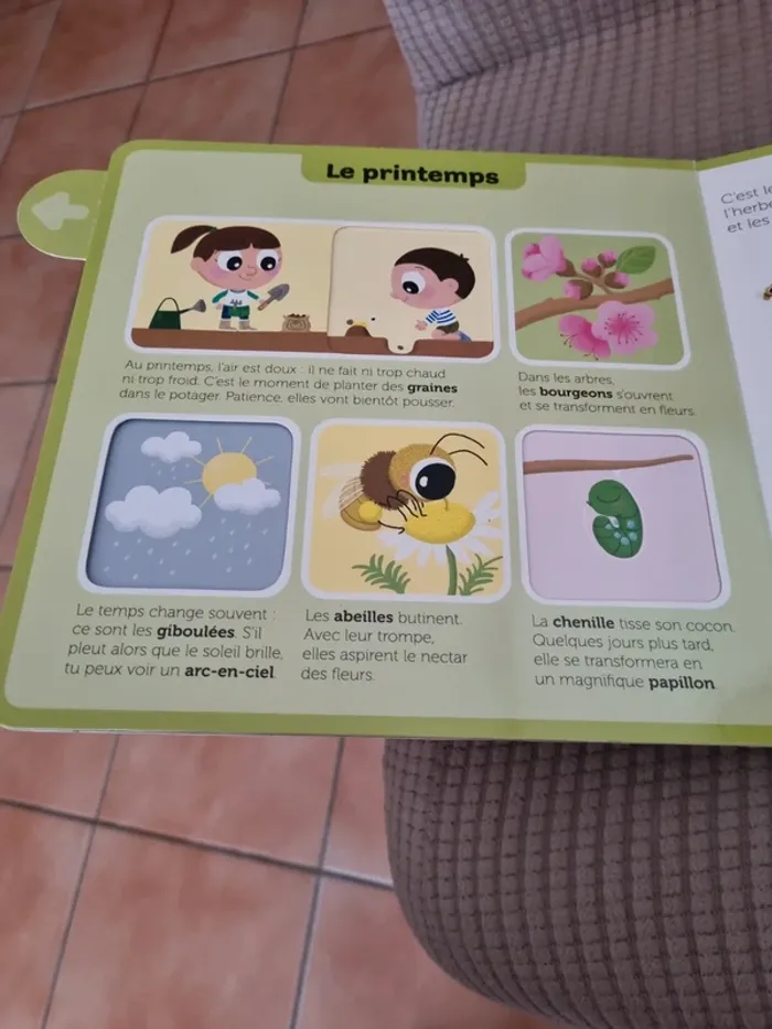 Livre "les saisons" mon premier doc animé - photo numéro 2