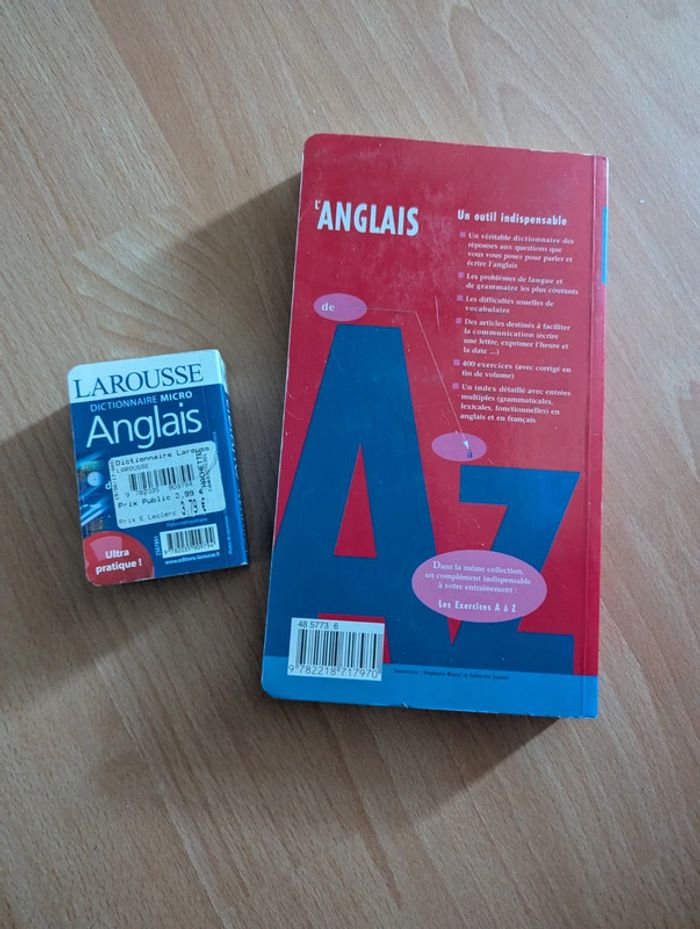 L'anglais de A à Z et un dictionnaire anglais/français - photo numéro 2