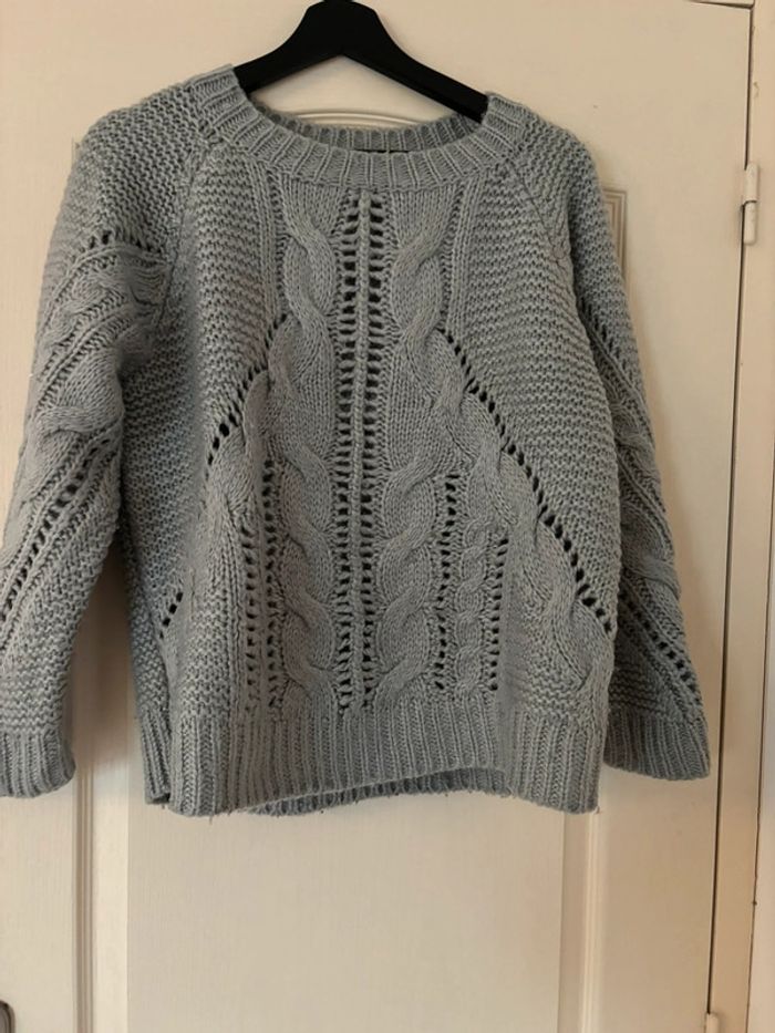 Pull d’hiver gris - photo numéro 4