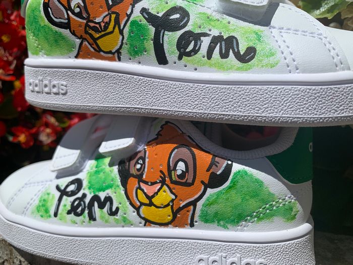 Basket Customisées Roi Lion - photo numéro 4