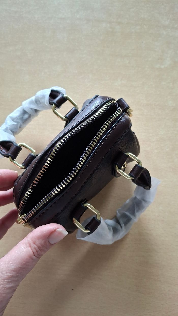 Mini sac à main Coach marron - photo numéro 3