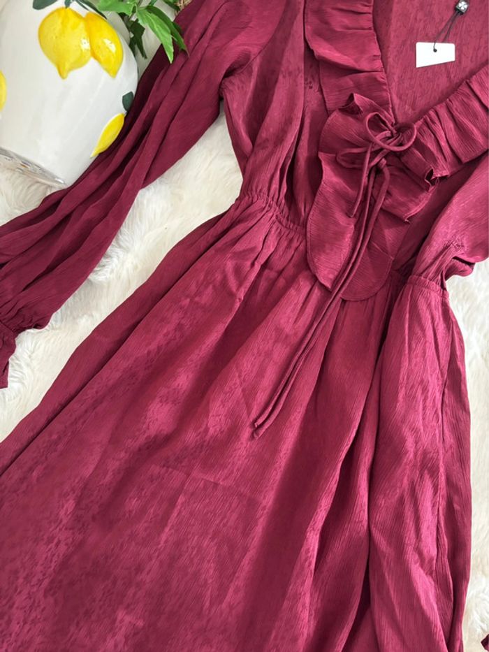 Robe bordeaux Molly Bracken taille M - photo numéro 3