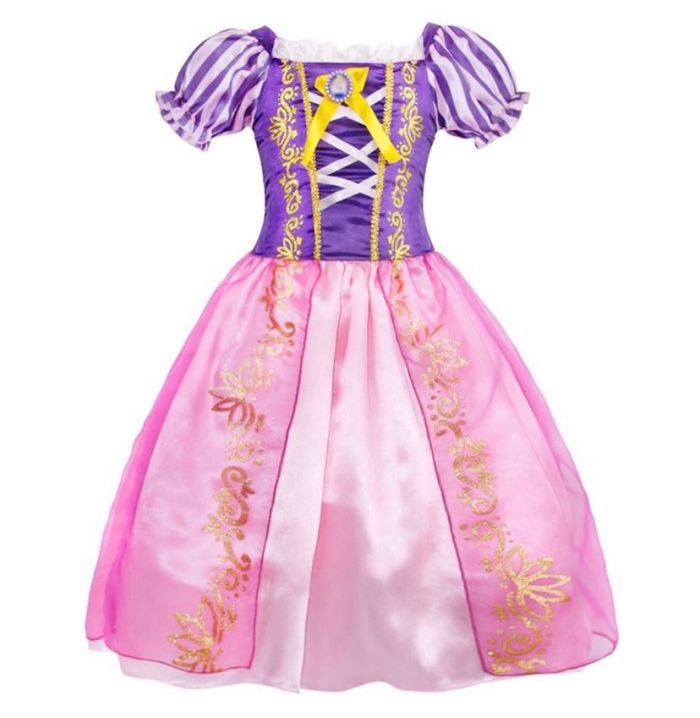 Deguisement princesse raiponce et ces accessoires Taille 5-6ans - photo numéro 4