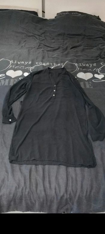 Robe tunique noir fluide taille S