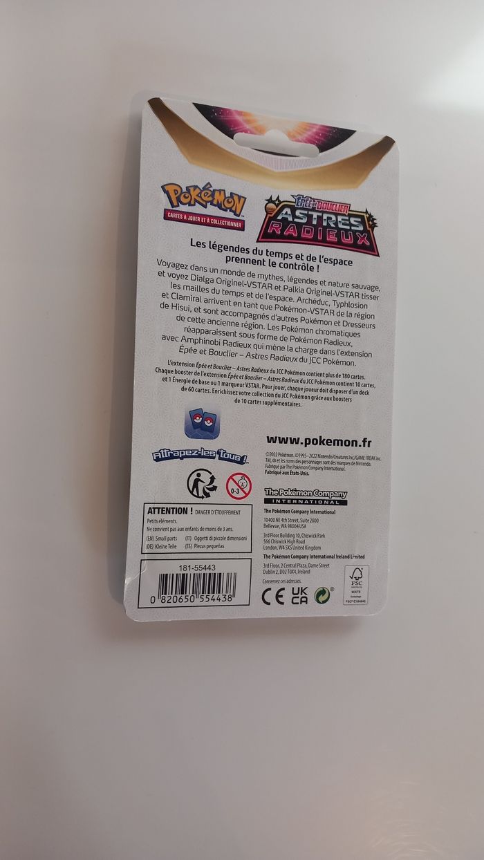 Blister pokemon astres radieux ( EB10 ) - photo numéro 3