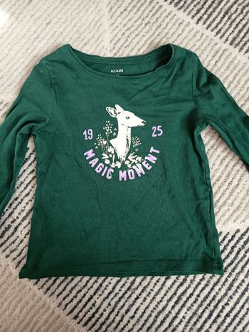 T-shirt manches longues Kiabi 