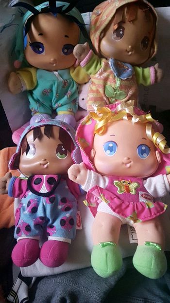 Lot poupées playskool