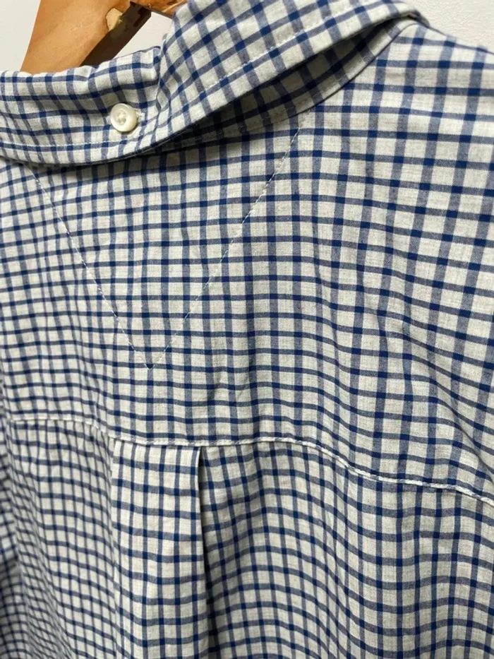 Tommy Hilfiger checkered shirt blue white Mens XL - photo numéro 4
