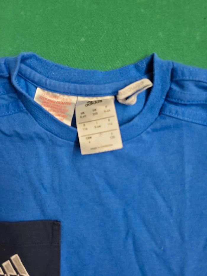 Tee shirt manche courte adidas 5/6ans - photo numéro 3