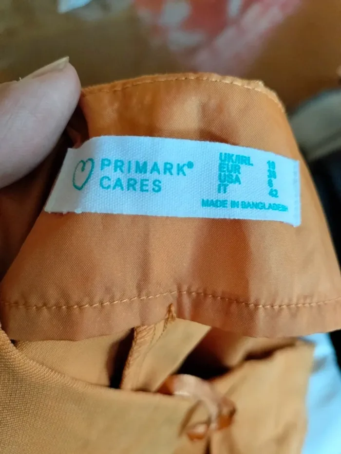 Short taille haute a pince orange t38 - photo numéro 8