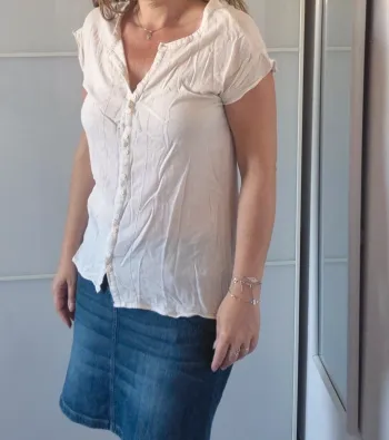 Blouse crème  DDP taille 2