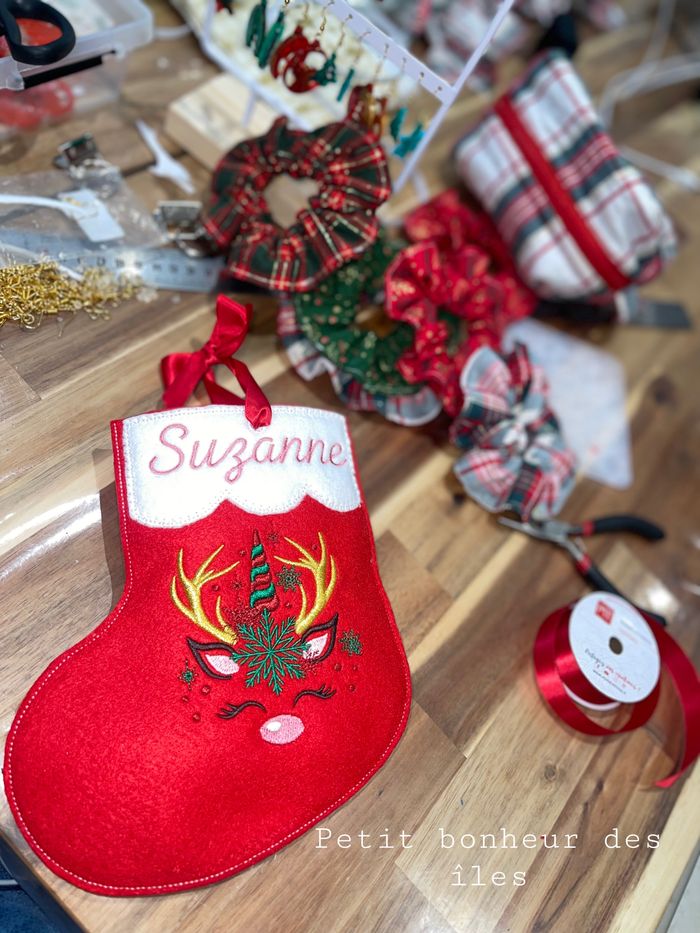 Botte chaussette Noël - photo numéro 2