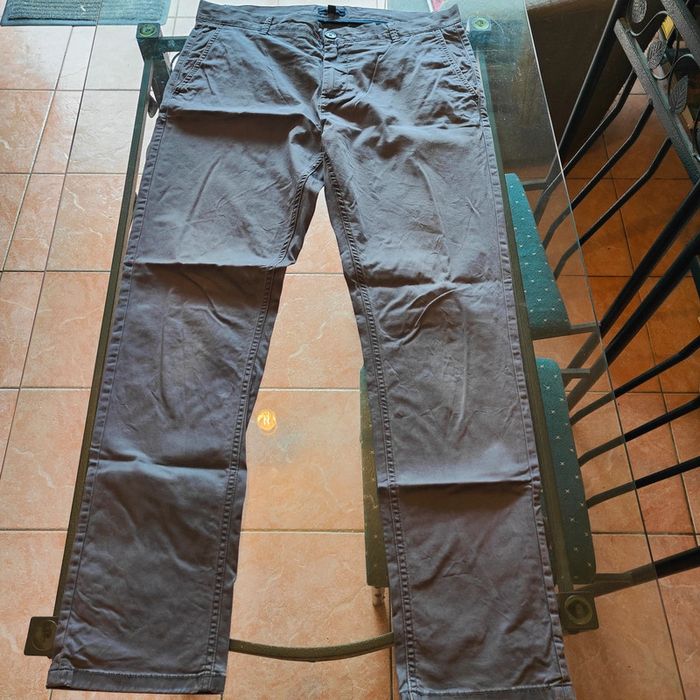 Chino gris slim fit Kiabi taille 46