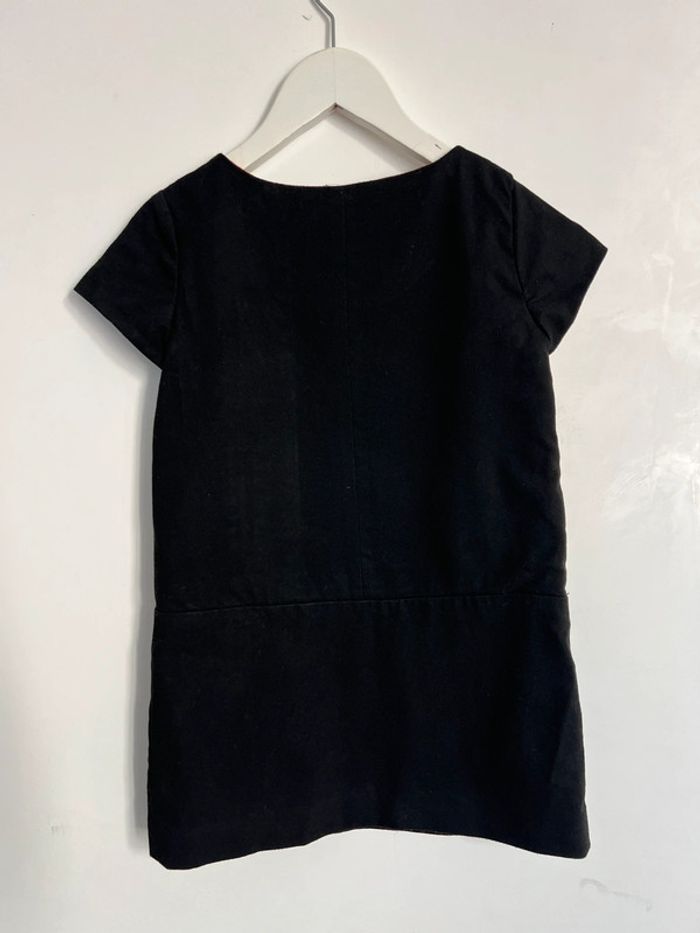Robe noire manche courte mi saison Zara 5 6 ans - photo numéro 6