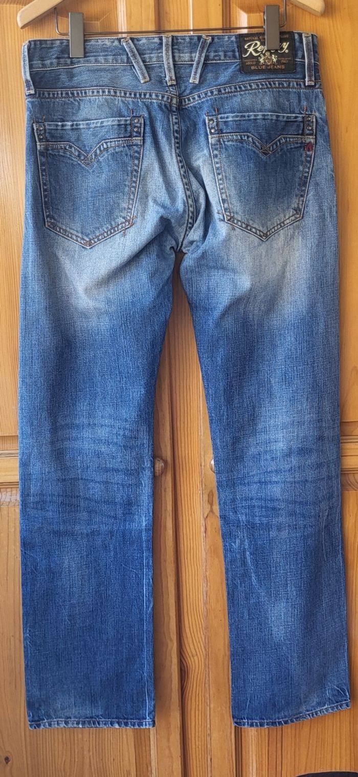 Replay Jeans Billstrong TFr44/L34 ou TUSW34/L34 -Bleu -Tall,Coupe Droite & Style de pied Semi-évasé - photo numéro 3