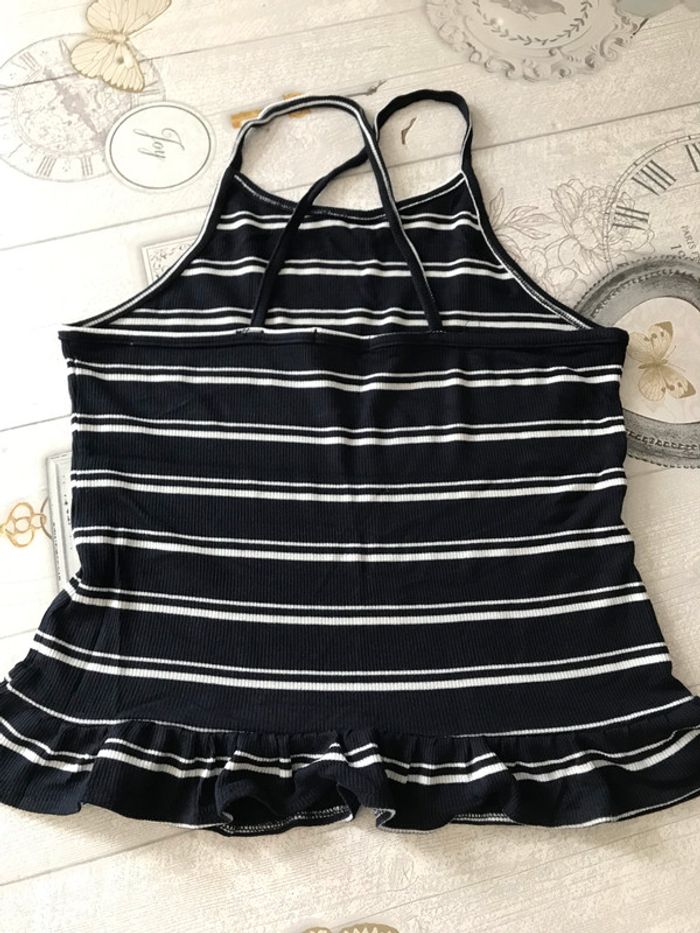 Débardeur rayé marine - photo numéro 2