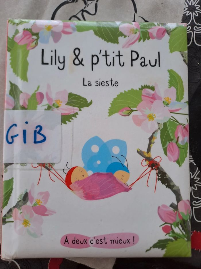 Livre Lily et P'tit Paul La Sieste