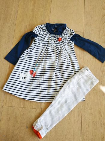 Robe 18mois+legging catimini