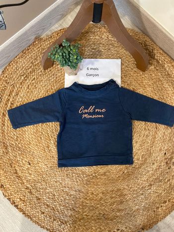 Pull garçon 6 mois