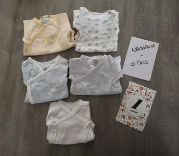Lot de 5 body 50 cm