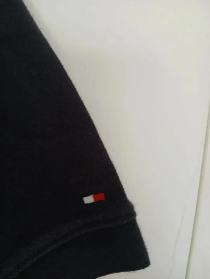 Polo tommy hilfiger M USAnoir blanc et rouge - photo numéro 3