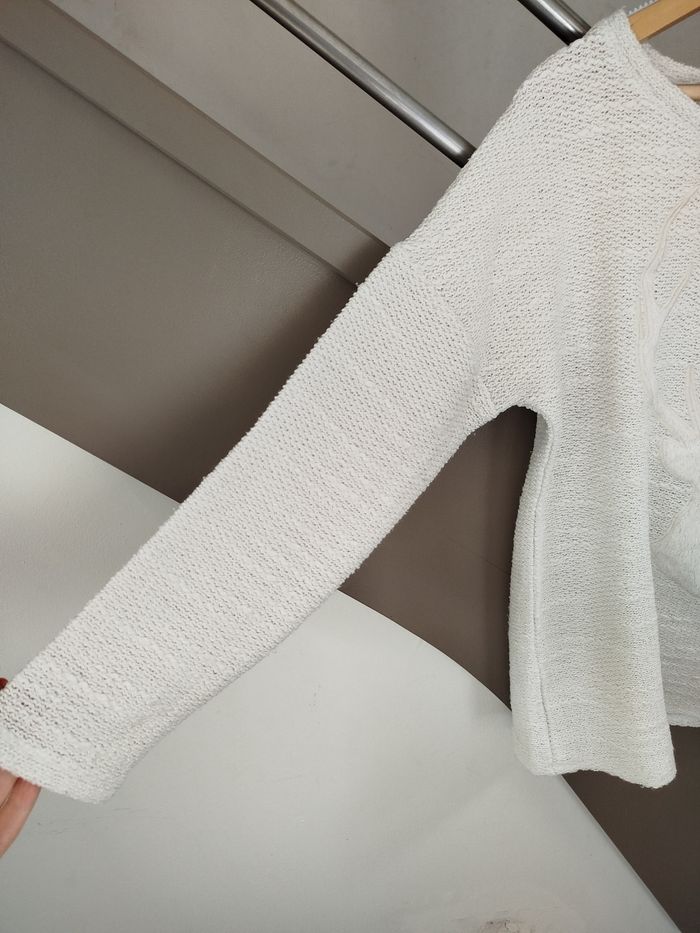 Pull blanc - photo numéro 4
