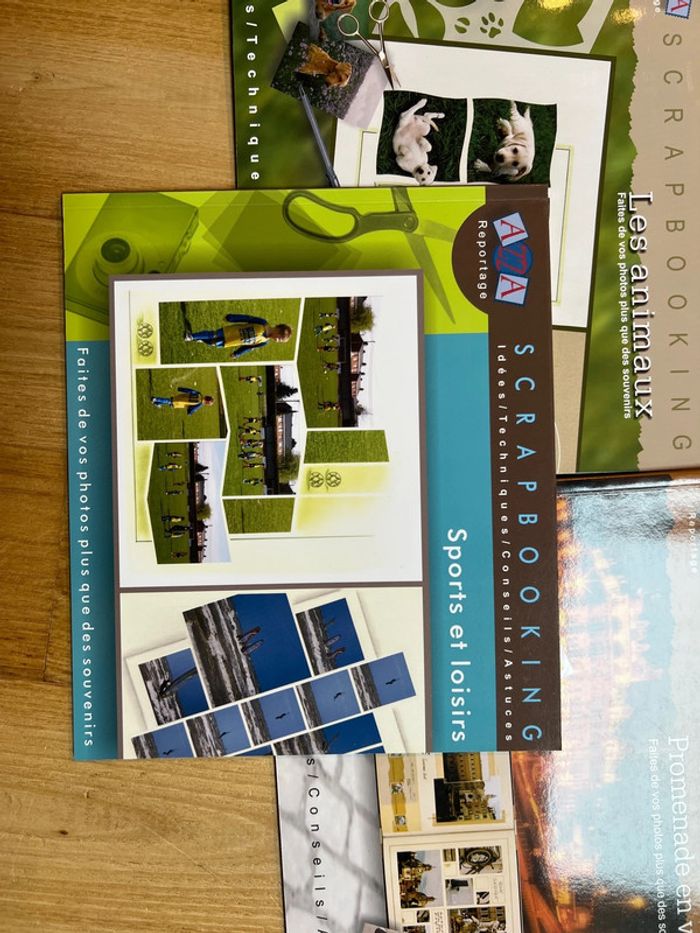 Lot de 4 livres Scrapbooking Azza - photo numéro 2