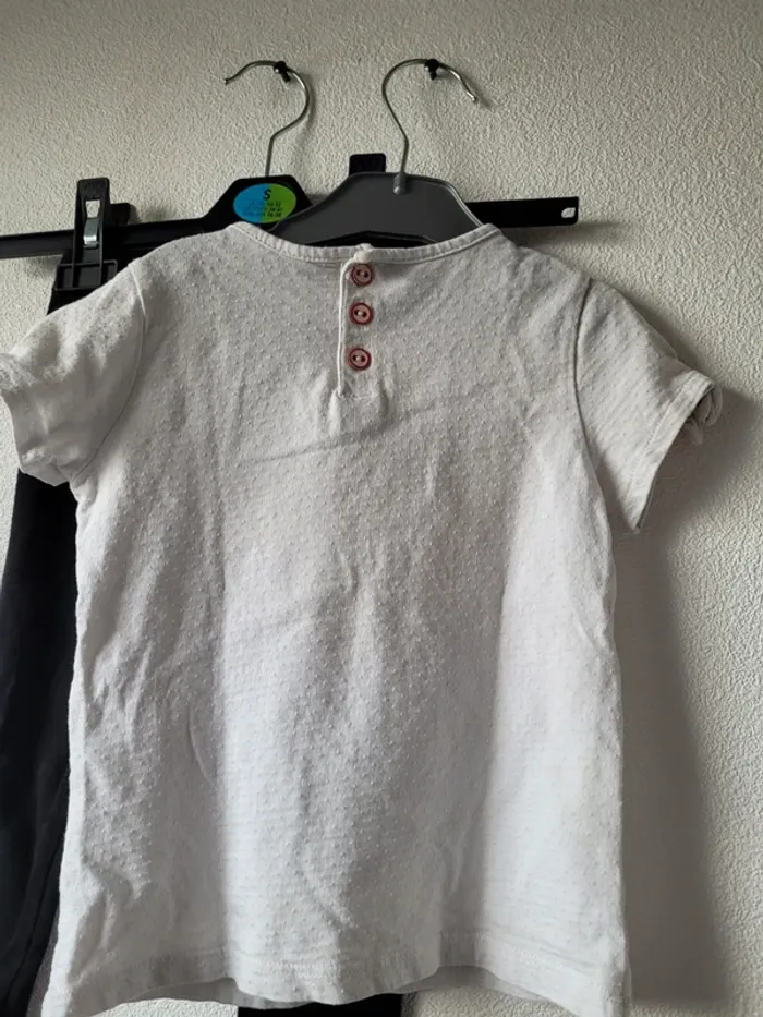 Ensemble t shirt legging 24 mois - photo numéro 4