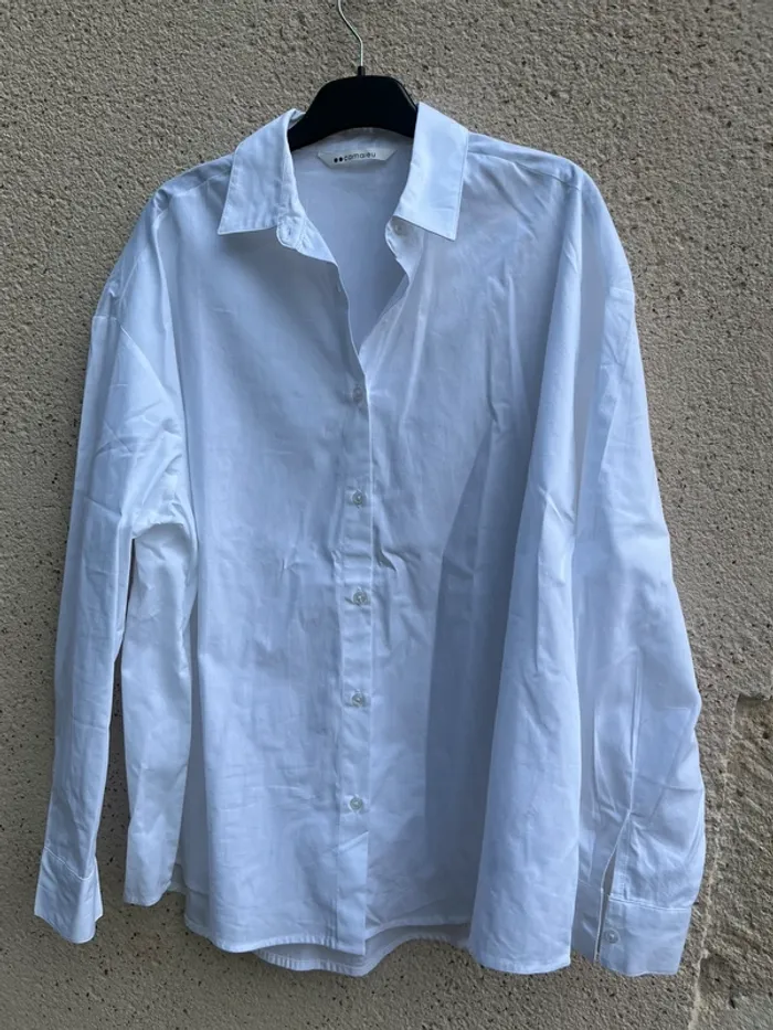 Chemise femme camaïeu blanche