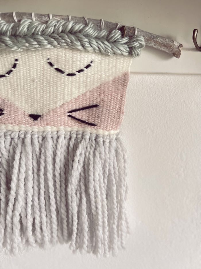 Décoration murale tissage laine - photo numéro 4