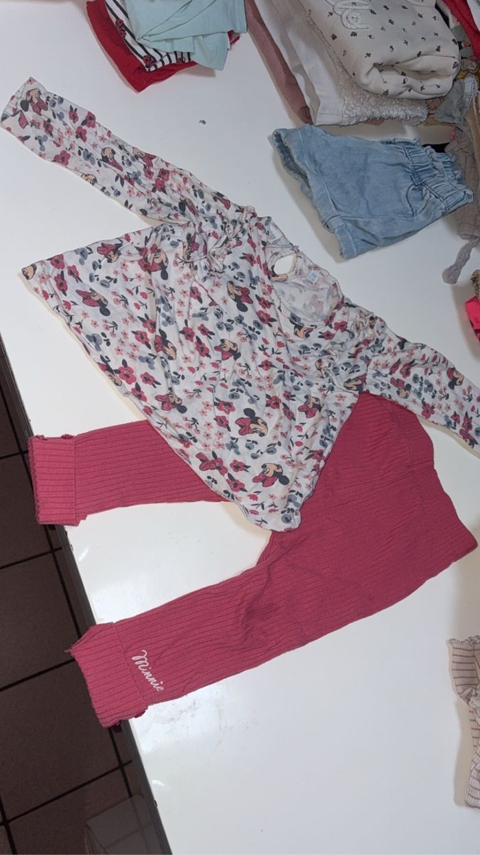 Ensemble Minnie legging + tee shirt ml