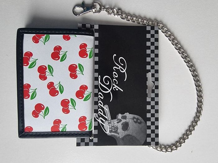 Porte feuille gothique avec chaîne rock Daddy neuf - photo numéro 2