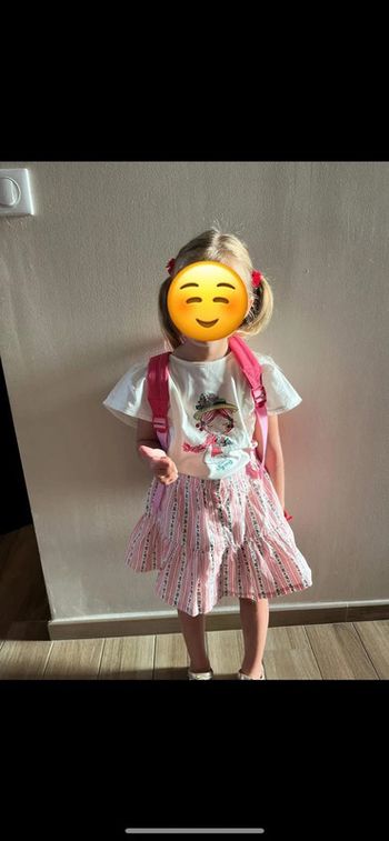 Ensemble été sergent major 6 ans comme neuf fille
