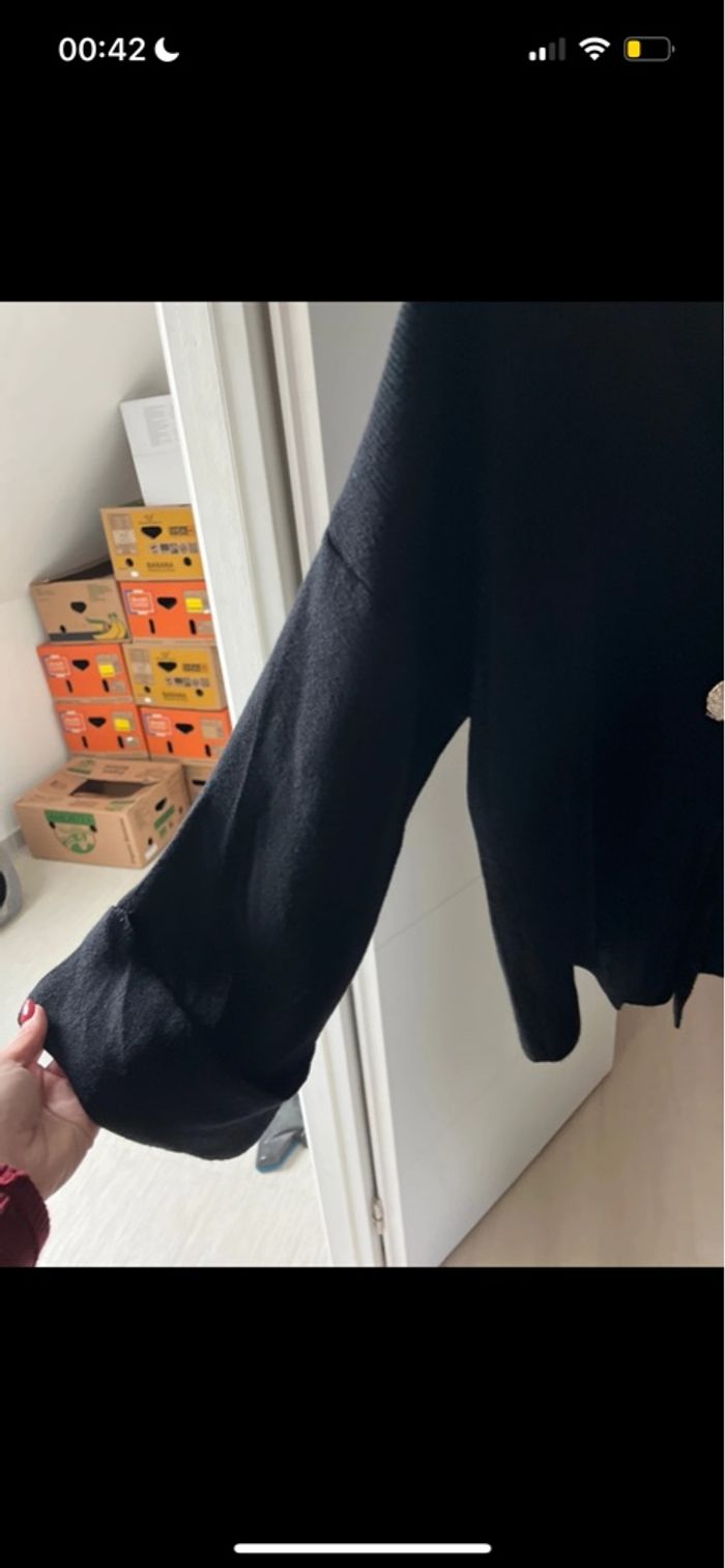 Gilet noir taille unique - photo numéro 2