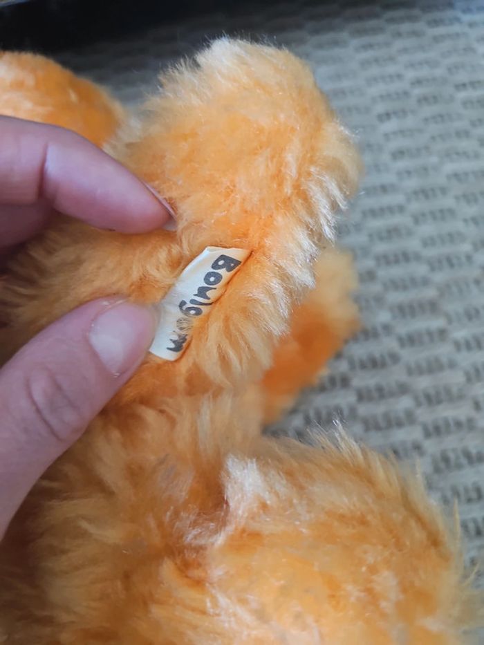Peluche chat orange boulgom vintage - photo numéro 4