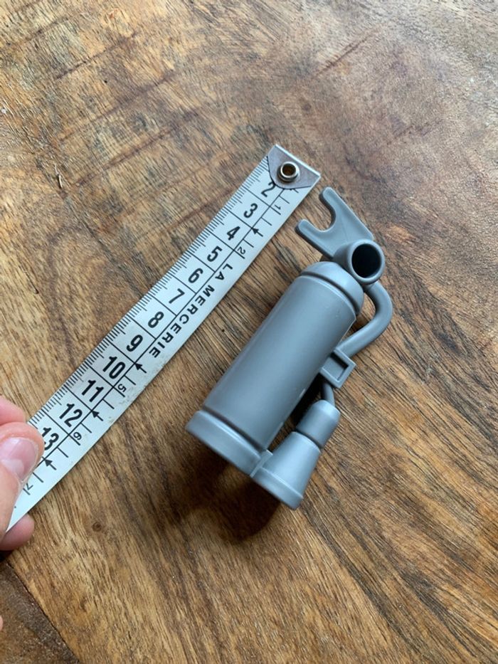 Jouet maison de poupée extincteur miniature - photo numéro 3