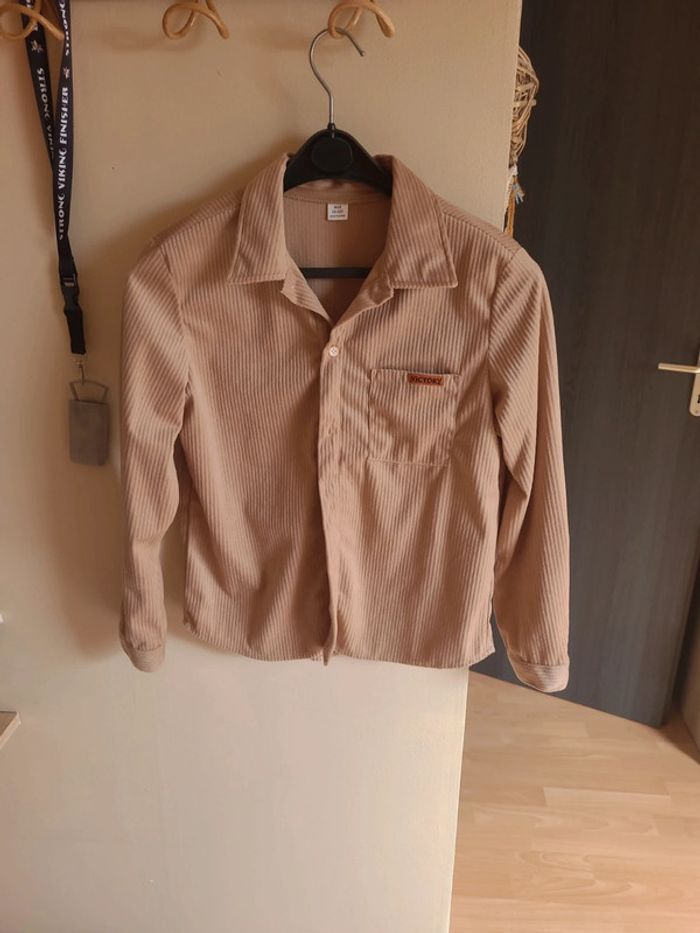 Chemise beige 11/12 ans