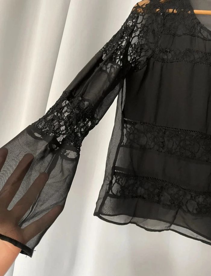 haut transparent dentelle - photo numéro 2