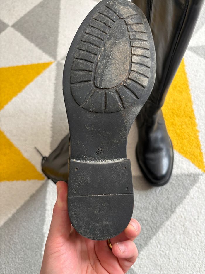 Bottes en cuir André Taille 37 - photo numéro 4