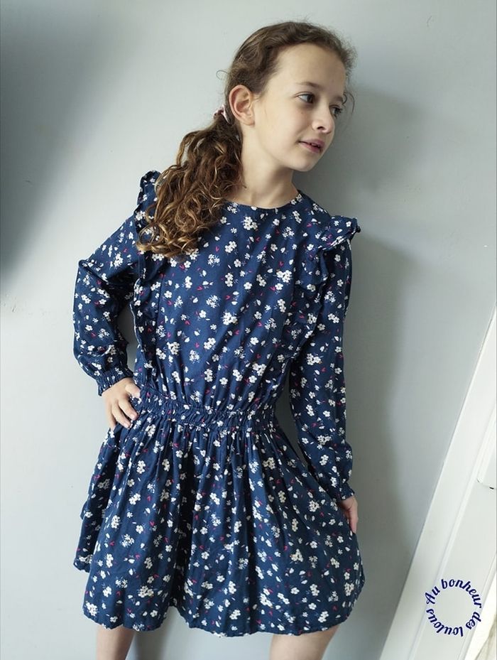 10 ans robe tape a l'oeil