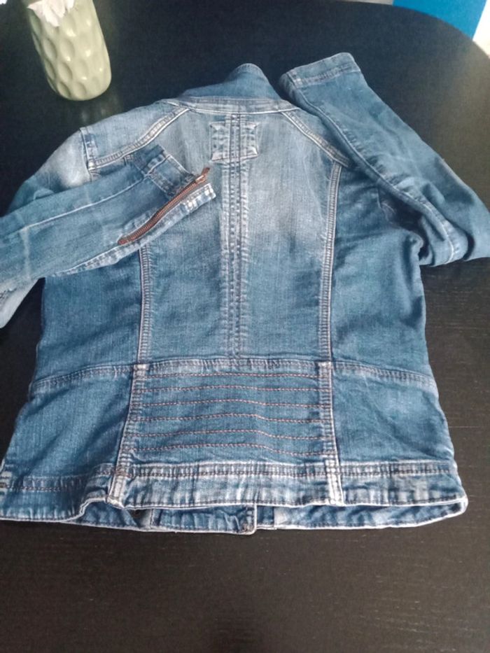 Veste en jeans esprit taille L - photo numéro 6