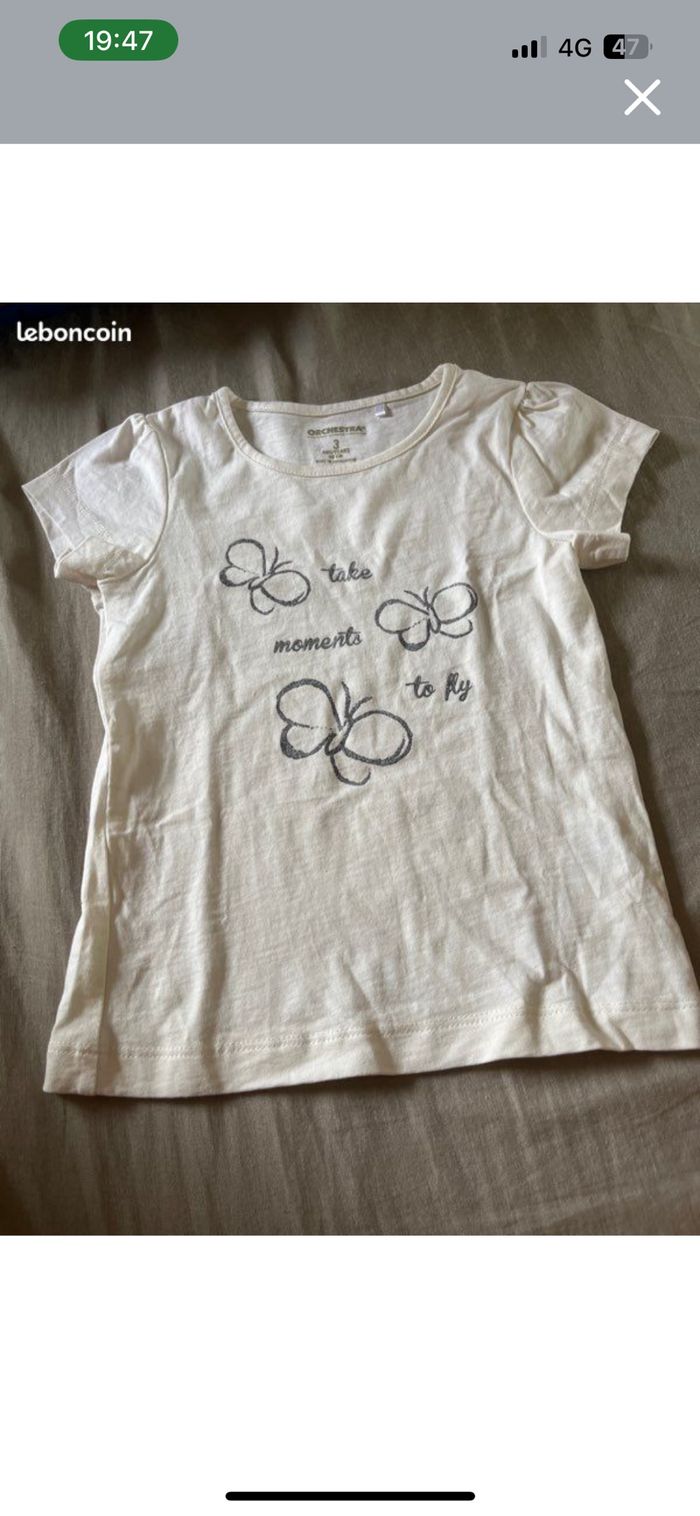 T shirt 3 ans