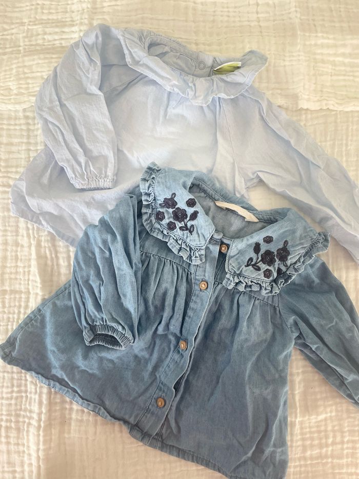 Lot chemises bébé 6 mois