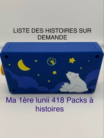 Lunii édition Ma 1ère lunii 418 packs histoires
