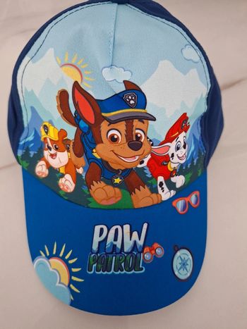 Casquette Pat Patrouille Paw Patrol neuve avec étiquette taille 51