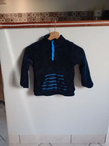 Pull garçon 4 6 ans réversible c73