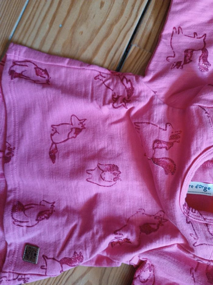 Ensemble fille 6 mois sucre d'orge - licorne- neuf sans étiquette - photo numéro 7