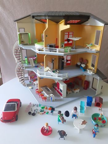 Maison 9266 playmobil avec 1 extension
